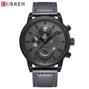 Curren The Signature Chronograph – Genuine Leather Designer Watch