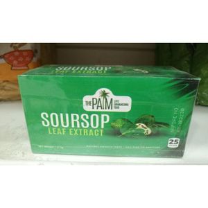 Pam Quality Soursop Leaf Extract - 25 Tea Bags (Natural Smooth Taste)