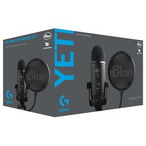 Blue Yeti USB Mic Kit with Windscreen and Reflection Filter (Midnight Blue)