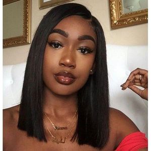 Blunt Cut Wig With Closure