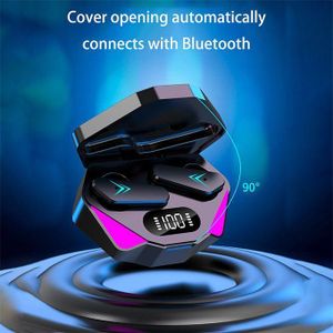 Wireless Latest Bluetooth Earphones Earbuds Gaming Headset With LED Digital Display