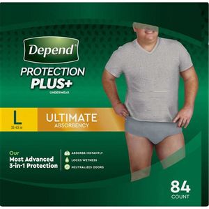 Depend Protection Plus Underwear For Women, Medium(88 Count