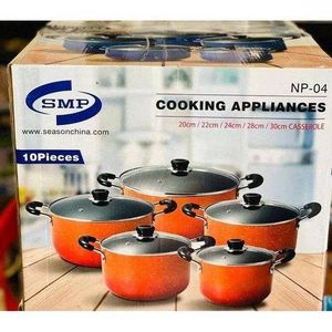 Big size 5 pcs Non Stick set of Pots