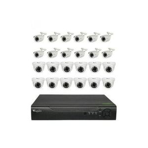 Sky Vision Original Cctv 2MP AHD CCTV Camera 12 Indoor + 12 Outdoor Camera + One 24Channel DVR