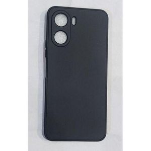 Silicon Protective Back Case For Vivo Y16 - Black