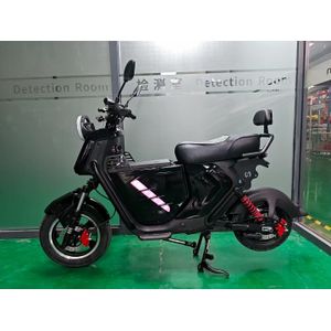 Exclusive Panteras UR2 Electric E-Bike 2-Seater - Lithium Battery, Disc Brakes, LED Halo Light, Rear Suspension - Black