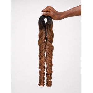 Loistaa Caramel Blonde French Loose Wave Premium Braiding Hair Extensions (6 BUNDLE PACK)