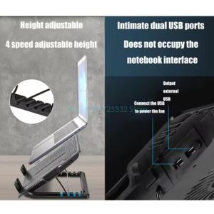 laptop stand with fan cooler (plastic)