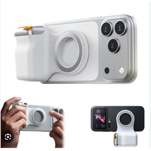 Magnetic Phone Camera Grip for iPhone/Android Fun Shot with Detachable Wireless Shutter Remote