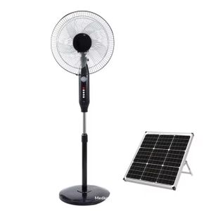 Rechargeable solar fan