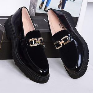 Fernando Melo Men's Luxury Patent Leather Velvet Loafers Premium Slip-On Formal Business Dress Shoes – Black
