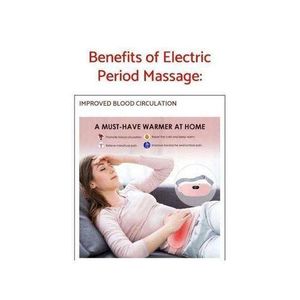 Rechargeable USB Period Cramps Pain Relief Belt Massager