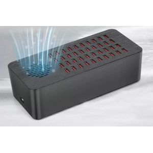200w 40 PORTS usb port power charging station 40 ports with air ventilator cooling fan