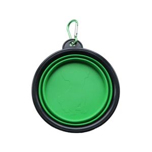 TD Silicone Pet Collapsible Bowl - Green