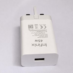 Infinix  45w Super Fast Adapter Charger - WHITE