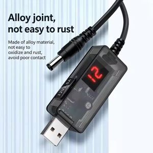 Power Boost USB DC 5V Converter to 9V 12V Cable Router LCD