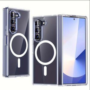 Samsung Galaxy Fold 7 Transparent Phone Case - Luxurious High Definition Transparent Magnetic Phone Case ( TRANSPARENT )