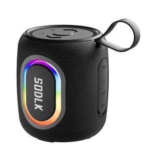 Genetic SDDLK Portable Bluetooth Speaker – Wireless LED Light Bass Speaker with USB, AUX, TF Card, and Long Battery Life