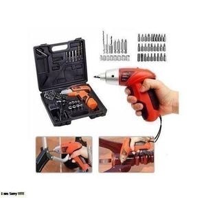 45pcs Cordless Rechargeable Screwdriver Set