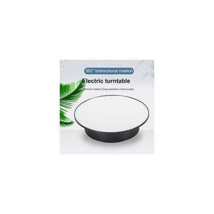 Photonicshome Photo Studio 20cm 360 Degree Electric Rotating Turntable Display Stand Photography Video Shooting Props Turntable Load 1.5kg Powered By Battery 20cm Powered By Battery