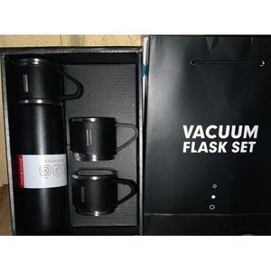 Vacuum Flask With 2 Cups Set