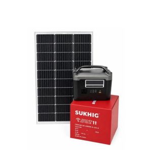 Modern Power Station (solar Gen)With Lithium Battery and solar panel 1000w 