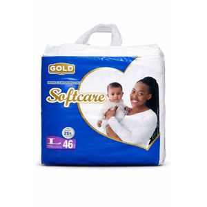 Softcare Baby Diaper Size L (9-16kg) 46pcs