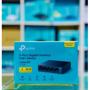 TP Link LS105GP 5 Ports Gigabit Desktop PoE + Switch