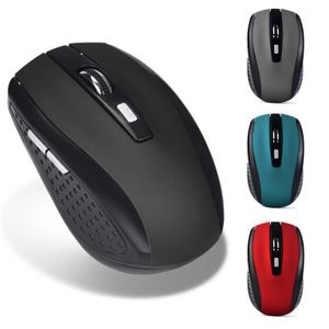 JC 2.4GHz MICE Wireless Mouse Gaming Mouse USB Receiver For PC Laptop Desktop - black
