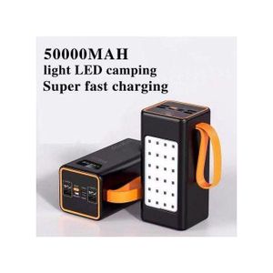 Philly 50,000mAh Super Fast Charging PowerBank With Powerful Led Light