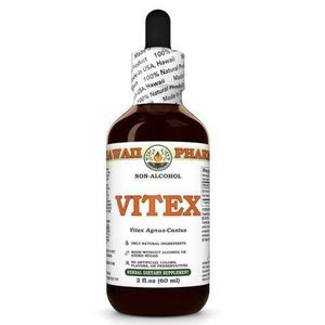 Hawaii Nutrition Co.  Vitex Liquid Extract, Organic Vitex (Vitex Agnus-Castus) Tincture, Herbal Supplement, Hawaii Pharm, Made in USA, 2 fl.oz 60ML
