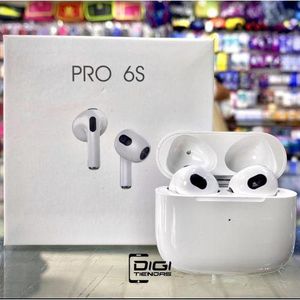 PRO 6s Fingerprint Earbuds - Noise Cancellations Earphone, Personalized Spatial Audio, Sweat And Water Resistant Earpodz