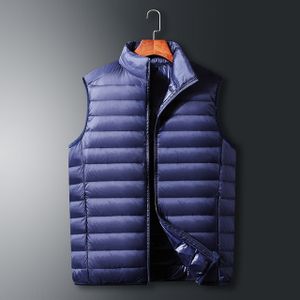 2022 Mens Vest Jacket Men New Autumn Winter Warm Sleeveless Jackets Male  Casual Down Cotton Waistcoat