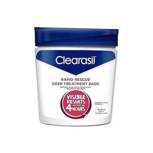 Clearasil Rapid Rescue Deep Treatment Acne Face Pads, Maximum Strength