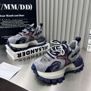 2026 Sneakers Spring and Autumn New Platform Mesh Surface Breathable All-Match Muffin Bottom Daddy Sports Casual Shoes sneakers