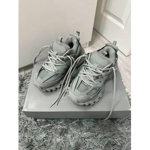 Unisex Chunky Platform Track Sneakers - Grey