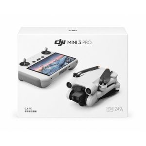DJI Mini 3 Pro Drone with RC Controller – 4K Camera, 3-Axis Gimbal, Ultra-Light 249g