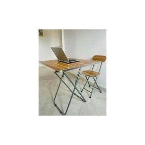 Foldable Reading/Laptop Table & Chair For Home And Office