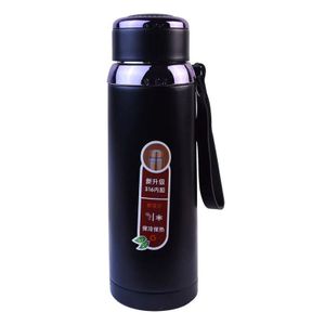 Portable Hot Cold Thermos Water Flask Stainless Steel 1000ml