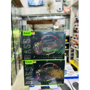 Exclusive ZEALOT S167 Wireless Bluetooth Speaker - 60W Super Bass, RGB Lights, Handle, 12H Battery, Waterproof