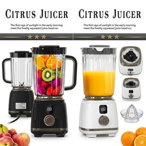 Electric Citrus Juicer & Portable Fruit Blender with Digital Display