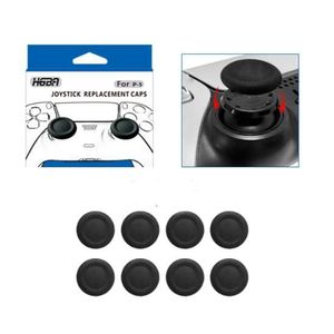 Joystick Replacement Caps & Thumb Grips for PS5 DualSense Controller – 3D Analog Stick Covers - 8pcs