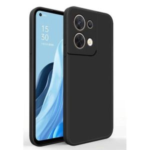 Silicon Back Case For Oppo Reno 8 5g . Black