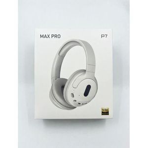 Max Pro P7- Wireless Over-Ear Noise Cancellation Headphones With Bluetooth 5.3, TF Card Slot, Built-in Mic, USB-C Charging, Comfortable Cushioned Ear Cups, Gaming Headphone - Compatible With Smartphones & Computers, - Modern Headset - BLACK
