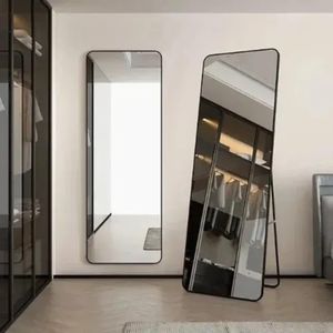 Elegant Standing Mirror Black