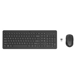 Hp 300 Wireless Mouse and Keyboard Combination (2V9E6AA) – Full-Size Keyboard, 1600 DPI Mouse, 2.4GHz Wireless, Black