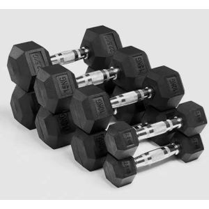 1PC HEXAGON GYM DUMBBELL DUMB BELL SET FULL RACK (ALL KG,S LISTED 5KG, 7.5KG, 8KG, 9KG, 10KG, 12.5KG, 15.5KG, 17.5KG, 20KG, 25KG, 30KG, 40KG)