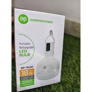 Dp  18Watts USB Rechargeable LED Bulb Camping Light with Hanging Hook