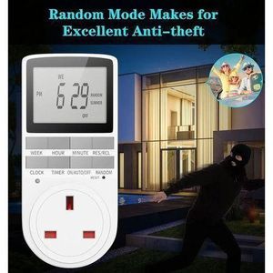 Digital Timer Switch Relay Control Plug 13A