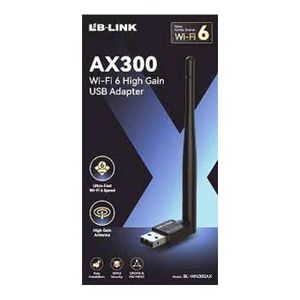 Lb Link AX300 Wi-Fi 6 Wireless USB Adapter 2.4GHz with 300Mbps Speed, External